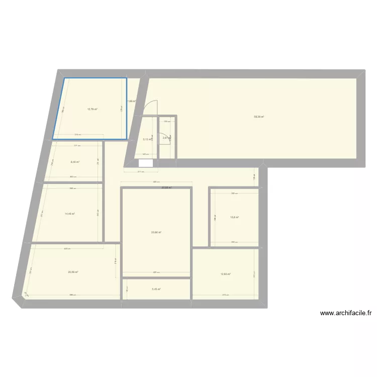 Maison Avant travaux. Plan de Maison Avant travaux. Plan de