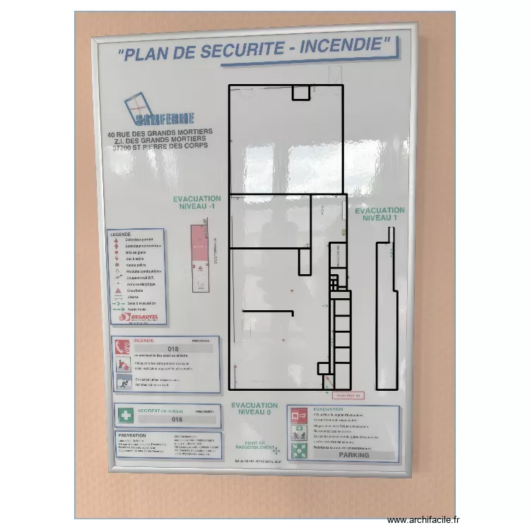 49533 - croquis RDC et mezzanine. Plan de 