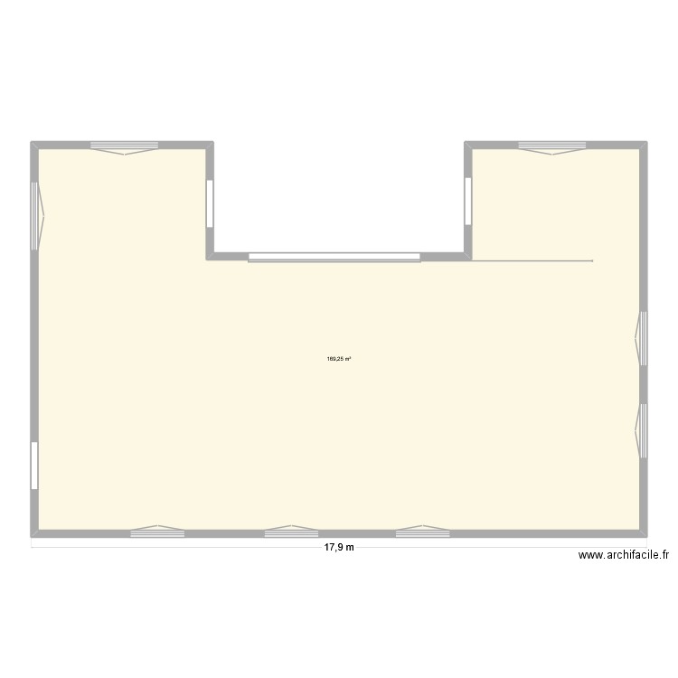 CLEMENT. Plan de 1 pièce et 169 m2