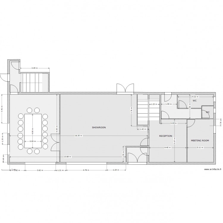 GROUND FLOOR OFFICE VERSION 3. Plan de 0 pièce et 0 m2