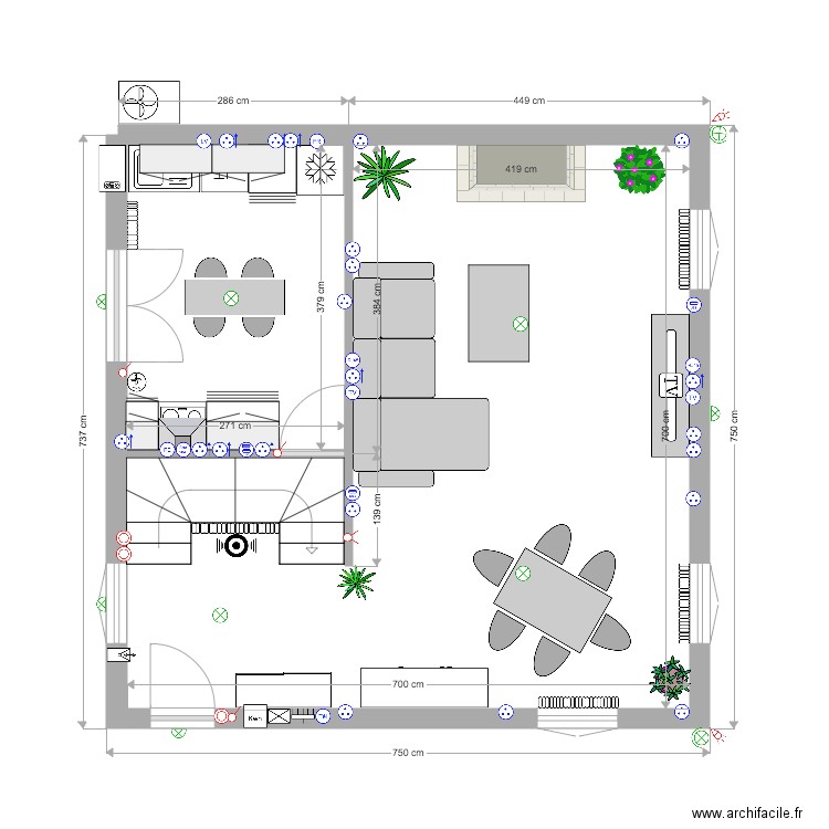 Electricité Bas Fontaine Fourches. Plan de 0 pièce et 0 m2