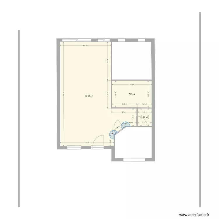 maison. Plan de 