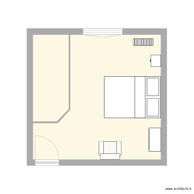 Chambre 1. Plan de 0 pièce et 0 m2