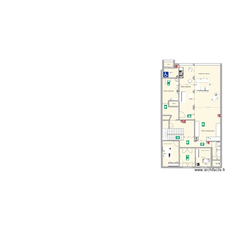 DITEP Nogaro RDC. Plan de 0 pièce et 0 m2