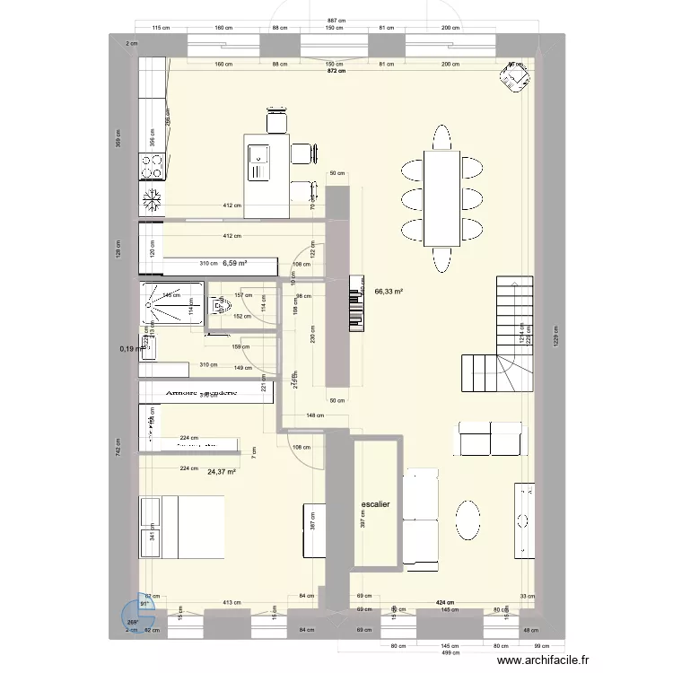 saint marcel. Plan de 
