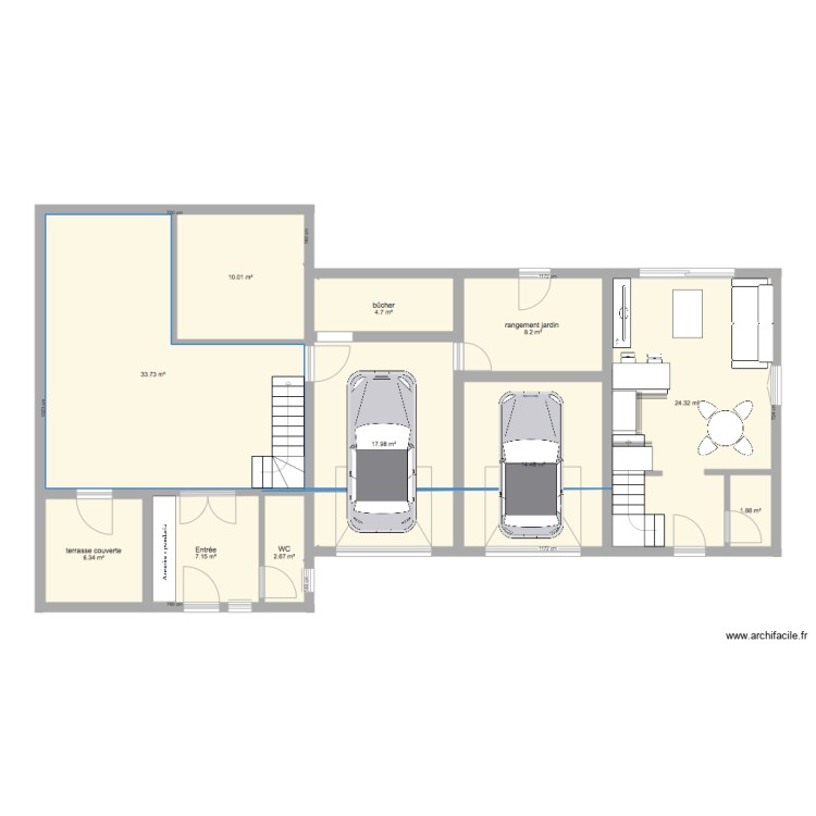 bonnevaux ferme. Plan de 0 pièce et 0 m2