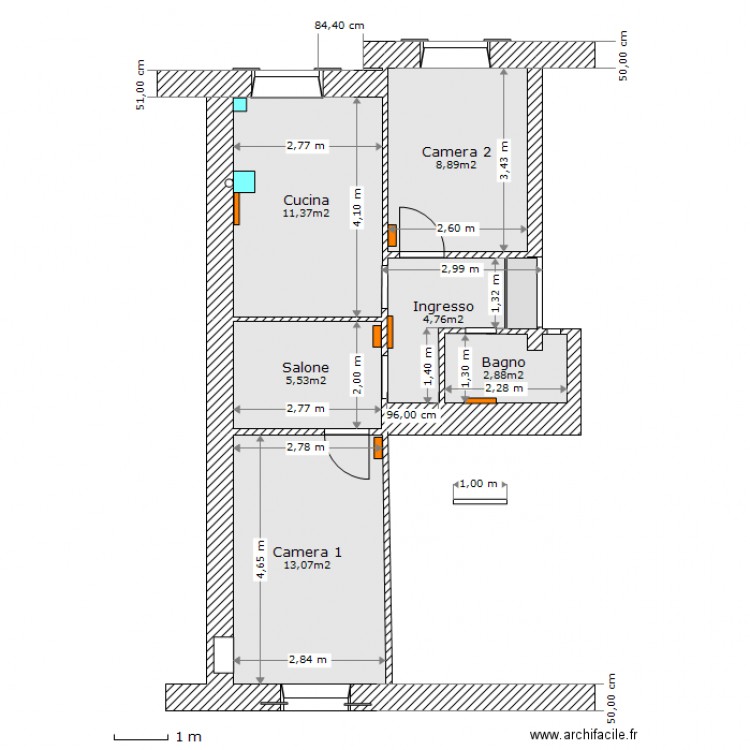 via-massera-attuale. Plan de 0 pièce et 0 m2