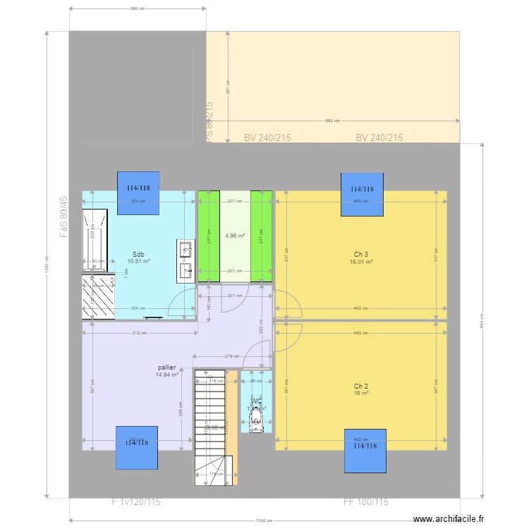 DECAMPS. Plan de 0 pièce et 0 m2