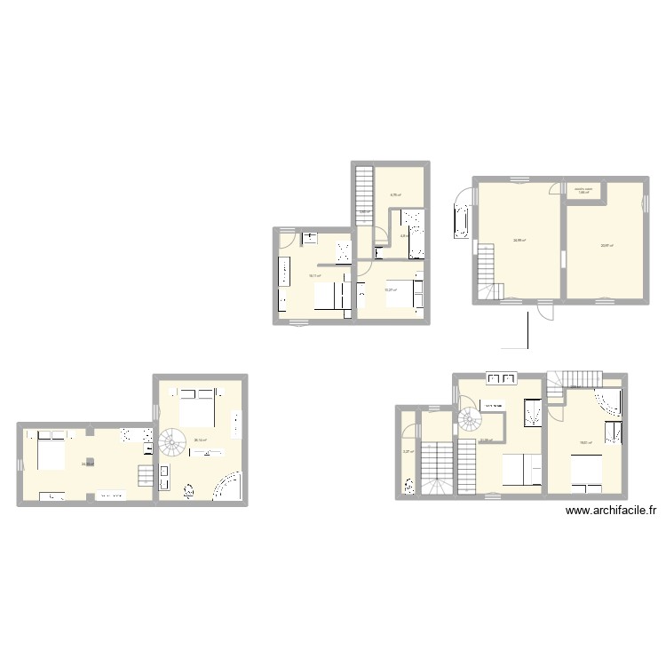 R1 Maison 1. Plan de 0 pièce et 0 m2 R1 Maison 1. Plan de 0 pièce et 0 m2