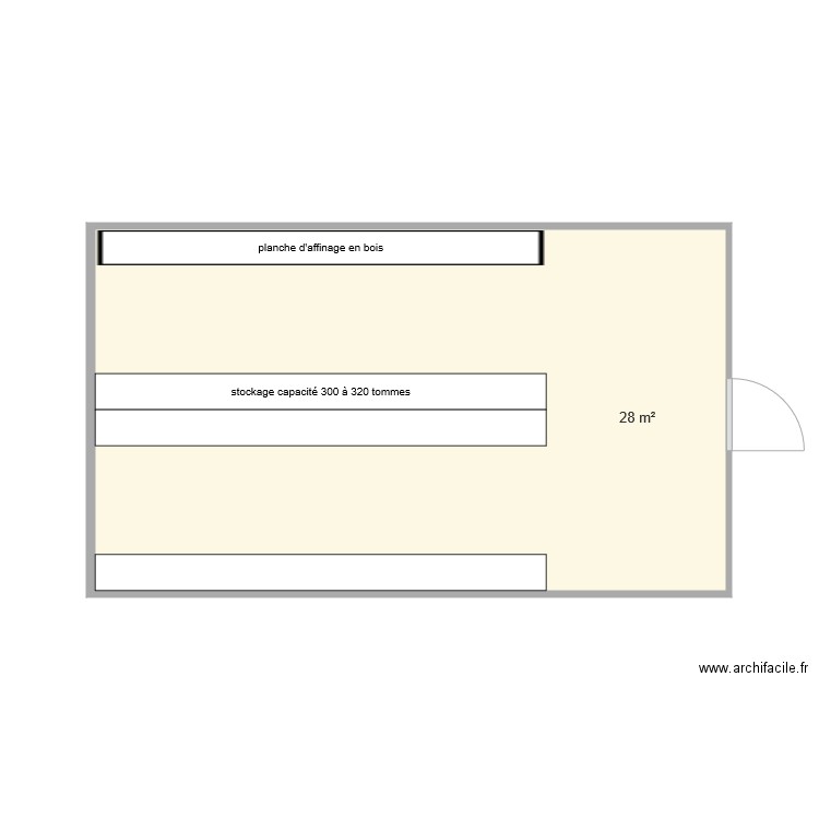 affinage. Plan de 0 pièce et 0 m2