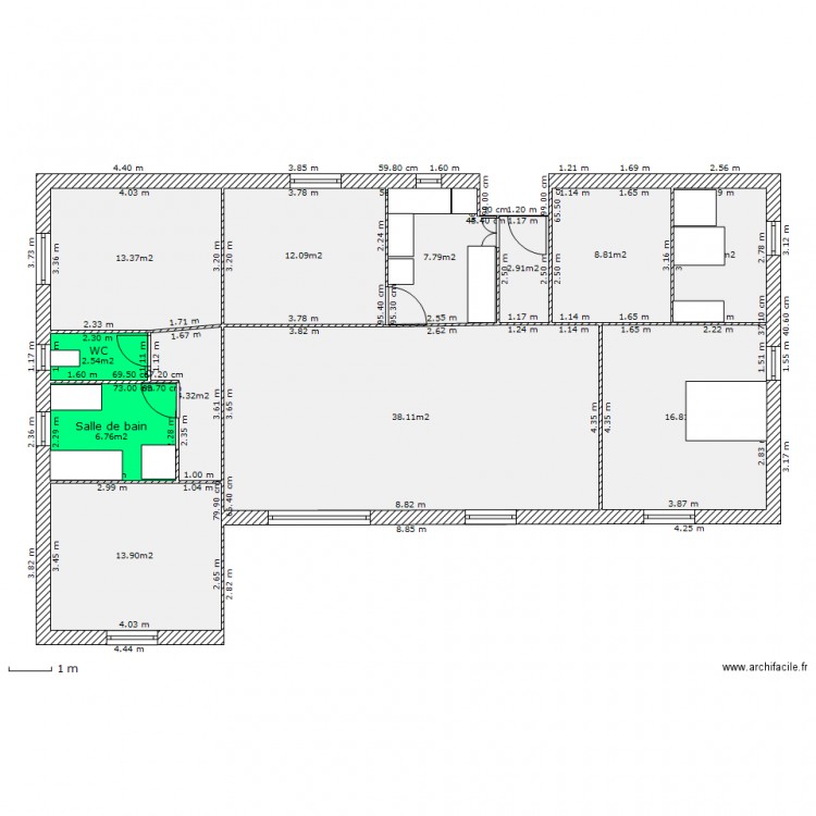 plan new. Plan de 0 pièce et 0 m2