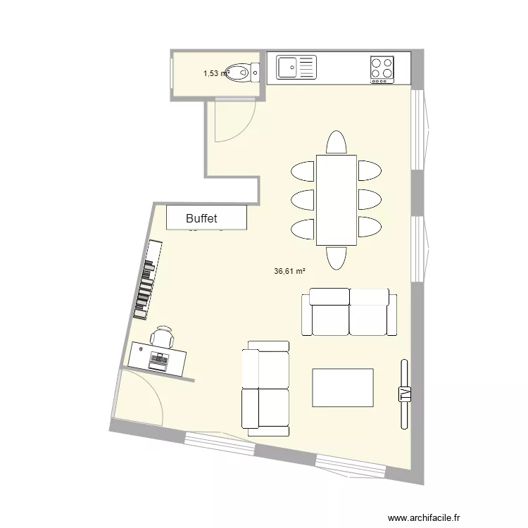 spa duplex rez. Plan de 