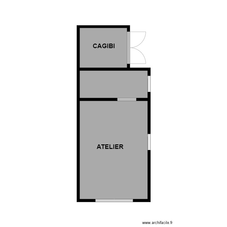 BUREAU ATELIER. Plan de 0 pièce et 0 m2