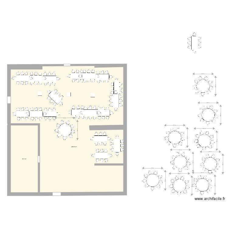 Grange mariage plan 8    117pers. Plan de 0 pièce et 0 m2