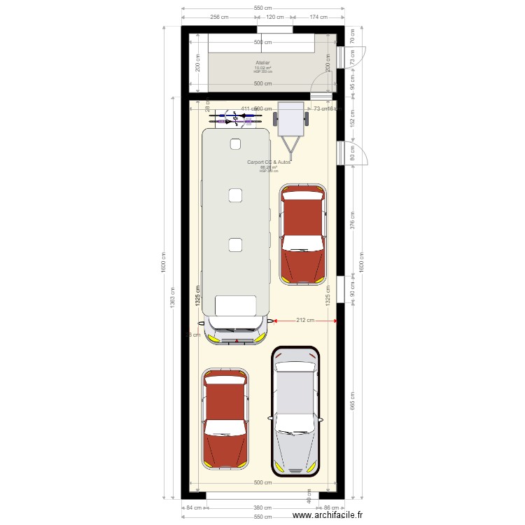 Carport Phil. Plan de 0 pièce et 0 m2