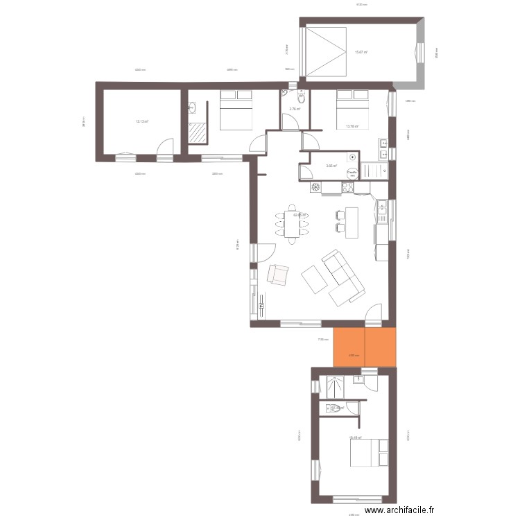 Maison projet Solerieux v4. Plan de 0 pièce et 0 m2