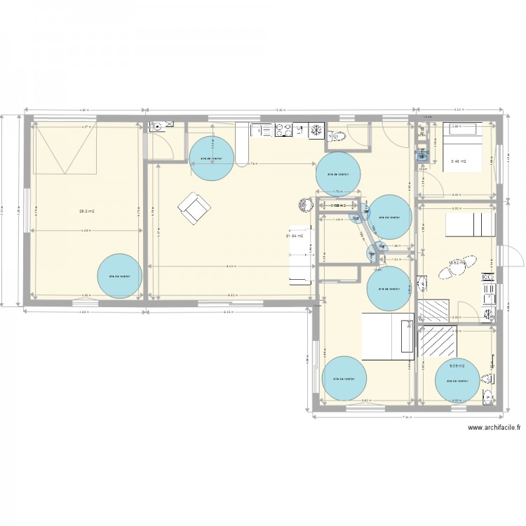 Maison 8. Plan de 0 pièce et 0 m2