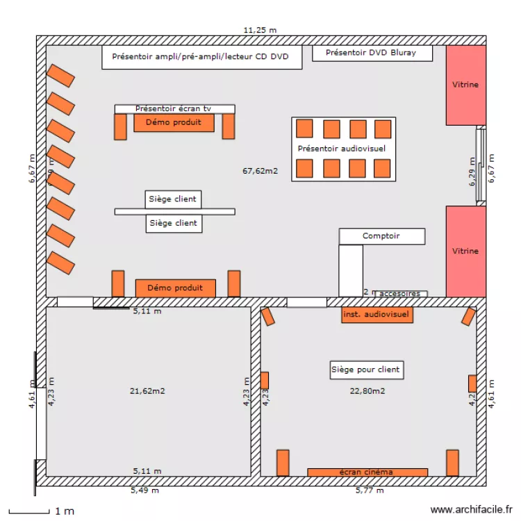 Plan de mon commerce. Plan de 