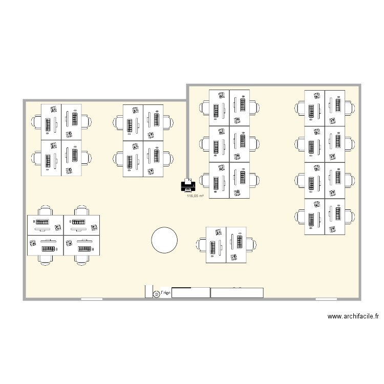 SalleF SM 2022. Plan de 0 pièce et 0 m2