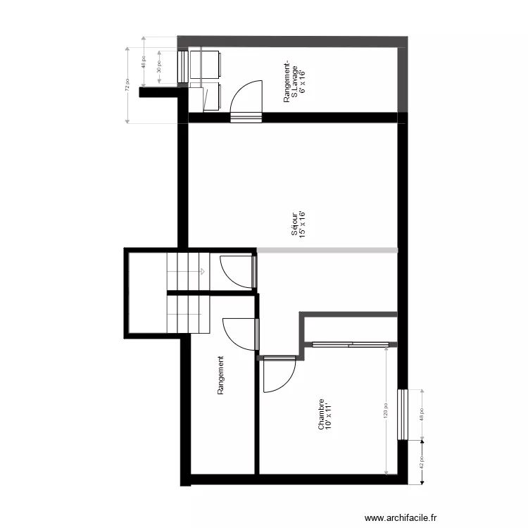 guay soussol. Plan de guay soussol. Plan de