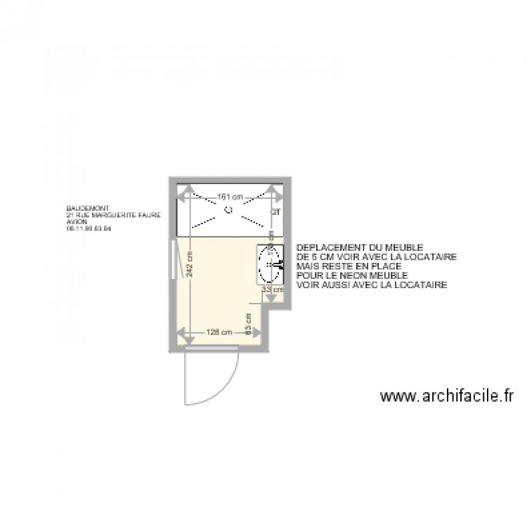 BAUDEMONT. Plan de 0 pièce et 0 m2