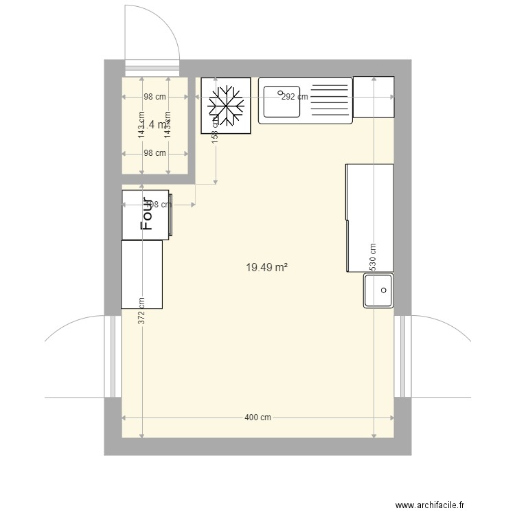 parent ZONE RECHAUFFAGE. Plan de 0 pièce et 0 m2