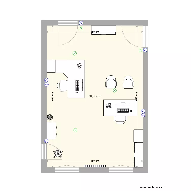 bureau jarville. Plan de 