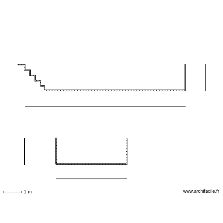 PISCINE COQUE 9.1 X 4 M. Plan de 