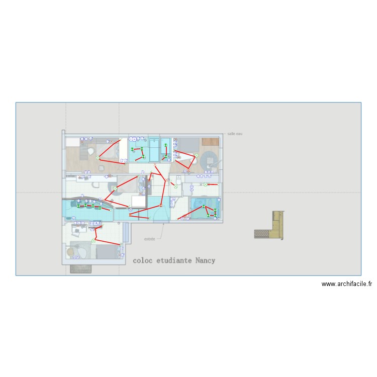 plan elec nancy . Plan de 0 pièce et 0 m2