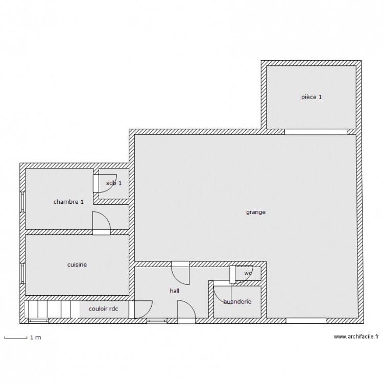 bulle rdc. Plan de 0 pièce et 0 m2