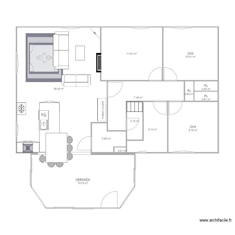 maison cuisine centrale 4. Plan de maison cuisine centrale 4. Plan de