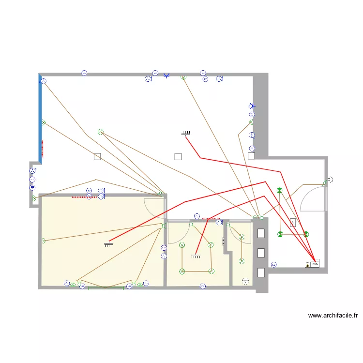 Plan electricite generale. Plan de 