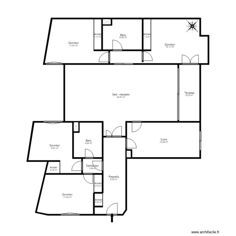 ED EL FORESTAL BLOC B ESCALA 2 3 3 ANDORRA. Plan de 0 pièce et 0 m2