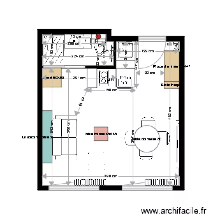 Studio Leven projet 3. Plan de 