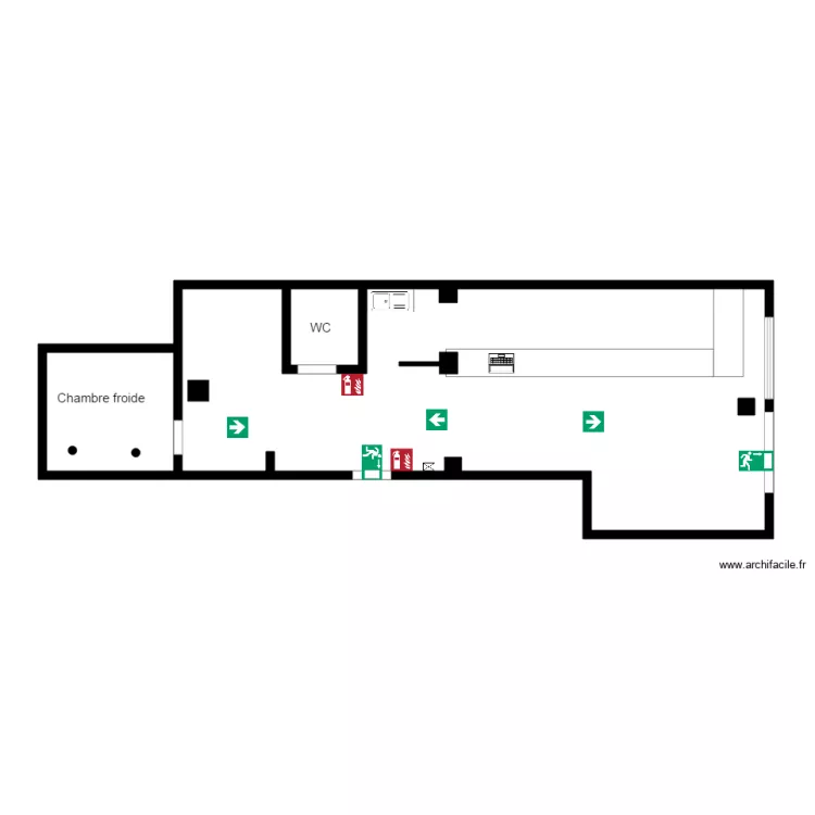 boucherie 11e. Plan de 