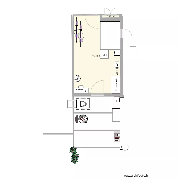 Atelier Arzon. Plan de 