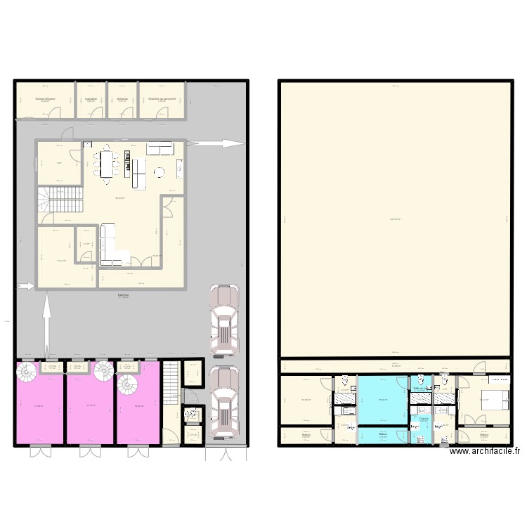 maison ahoué. Plan de 0 pièce et 0 m2