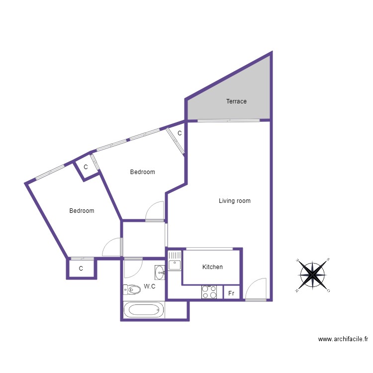 4961 pinada beach II esc 3 1º 4 calle adriano. Plan de 0 pièce et 0 m2