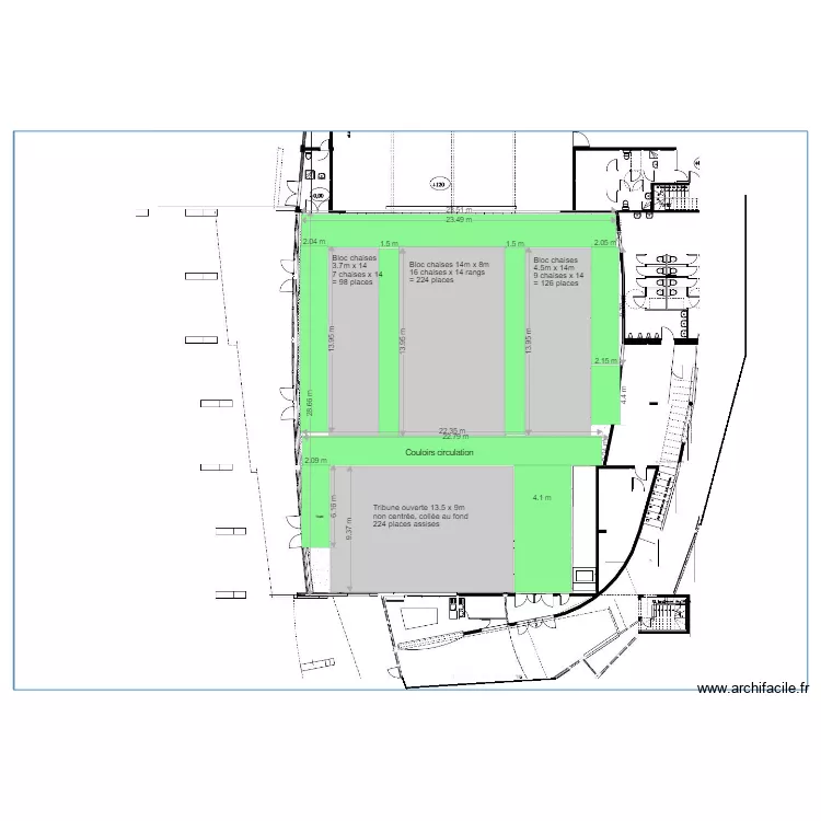 CBT jauge max spectacle. Plan de 