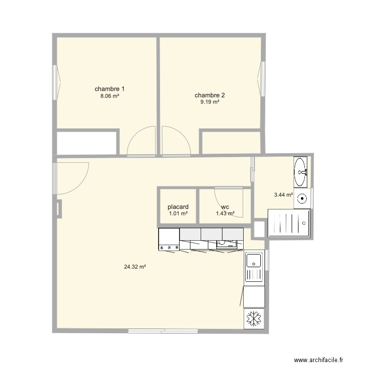 GRAU AGDE DUCA 3. Plan de 0 pièce et 0 m2