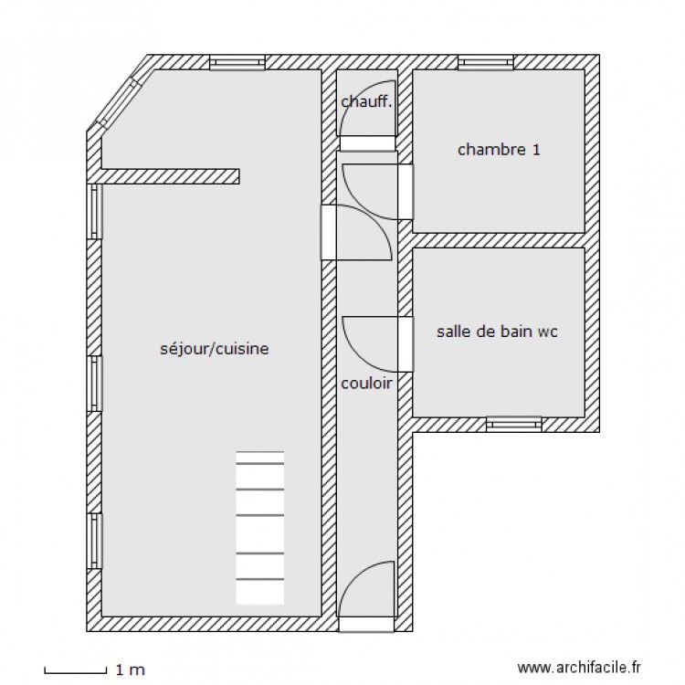 GUILLE RDC. Plan de 0 pièce et 0 m2