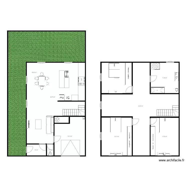 lebeau maison. Plan de 