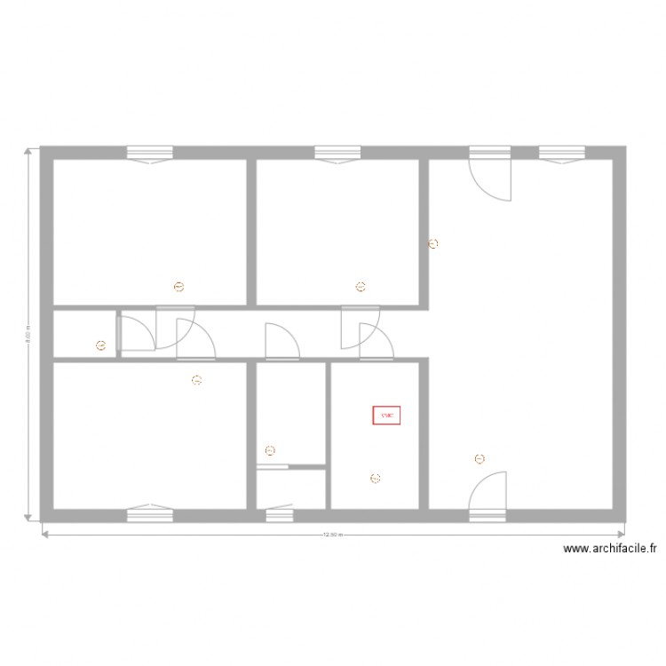 Plan VMC 2016. Plan de 0 pièce et 0 m2