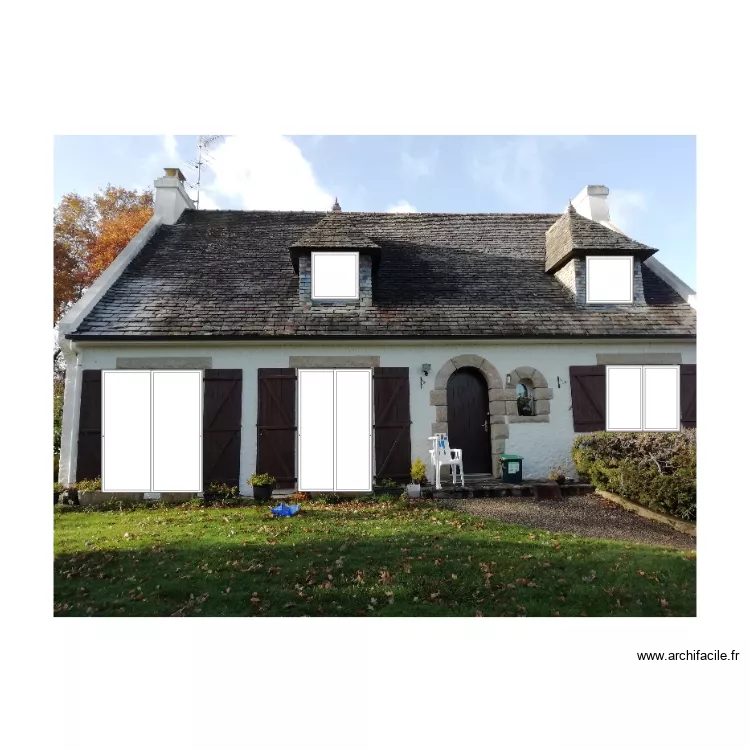 Pignon Est modifi&eacute;. Plan de 