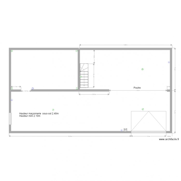 Plan sous sol chris. Plan de 0 pièce et 0 m2