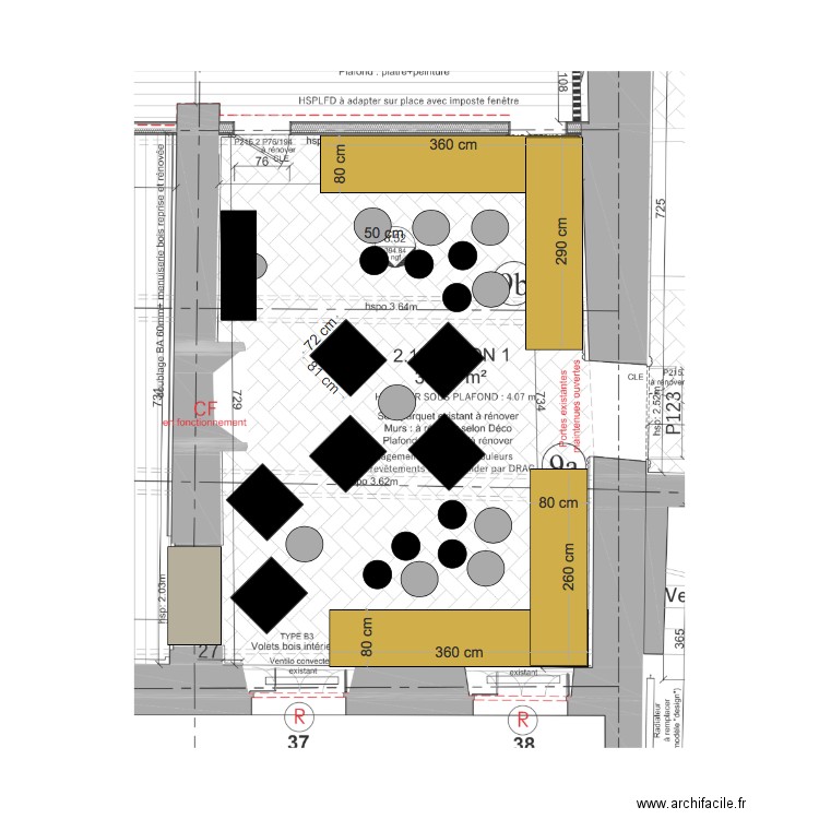 Salon 1 new. Plan de 0 pièce et 0 m2