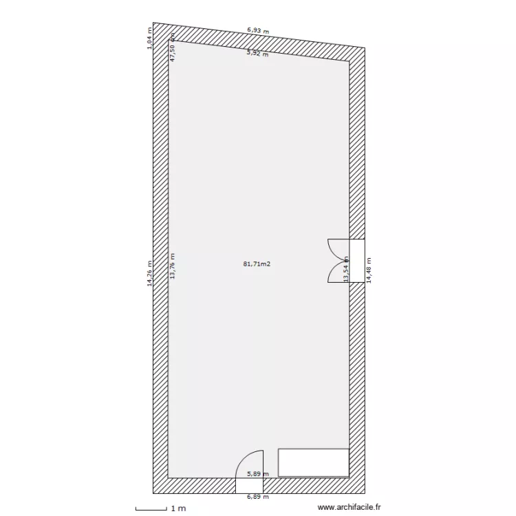 maison anga&iuml;s R. Plan de 