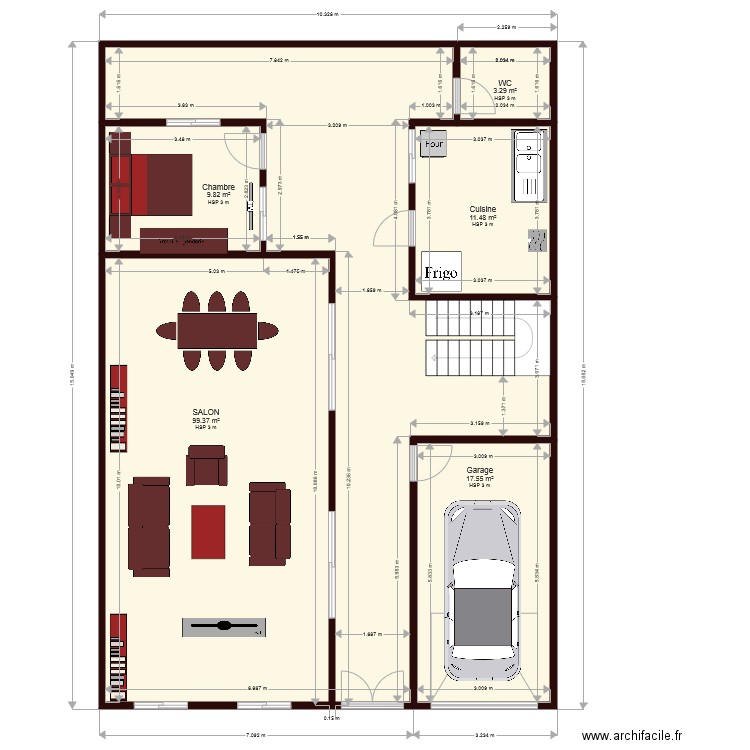 PLAN DE MAISON. Plan de 0 pièce et 0 m2