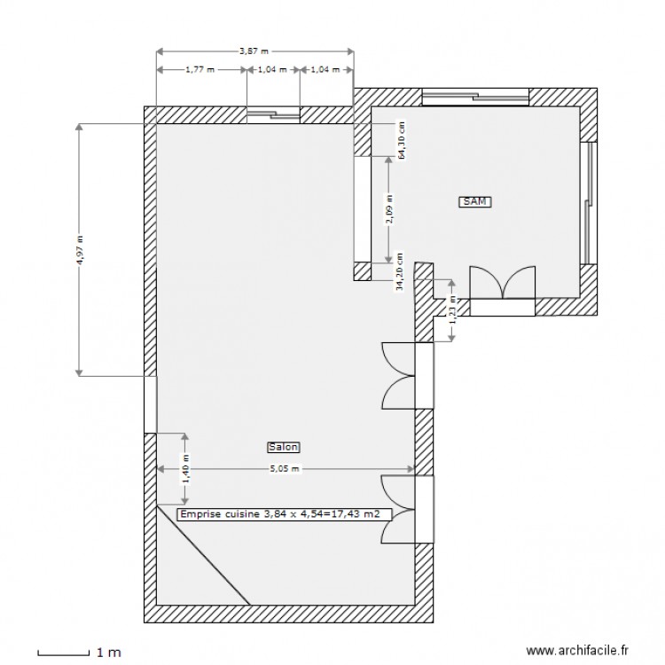 Cuisine Severine C12. Plan de 0 pièce et 0 m2