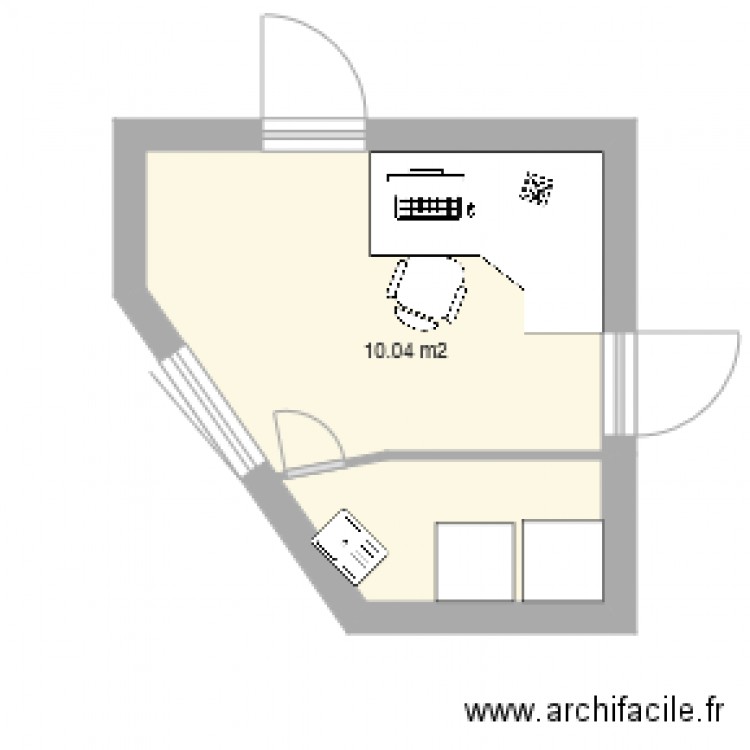 buanderie. Plan de 0 pièce et 0 m2